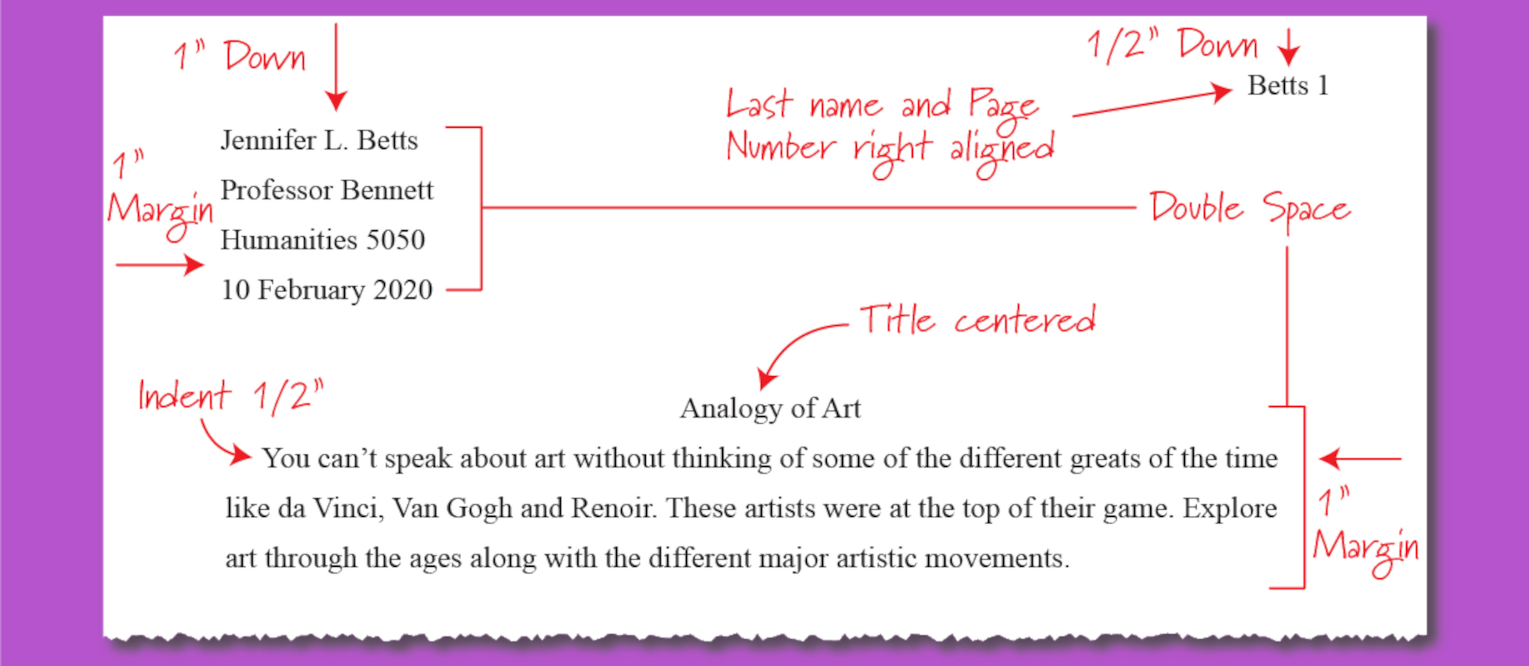 Style Guide Header